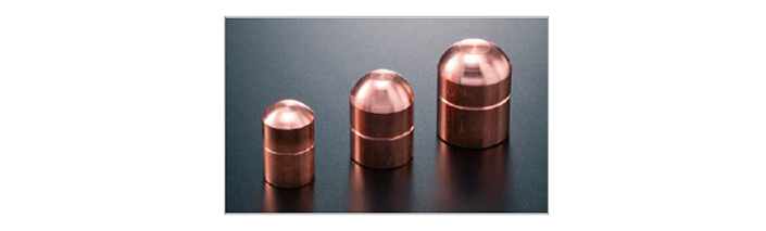 Oxygen-free copper rods containing zirconium